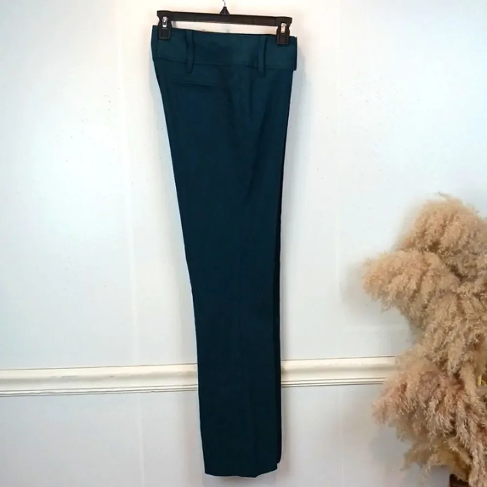 Vintage y2k women's dark teal straight leg pants sz 10 Business Casual